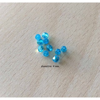 Sachet de perles à facettes irisées 