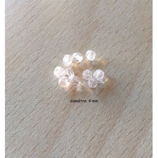 Sachet de perles à facettes irisées 