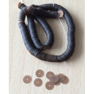 paillettes marron perliane 5 mm 