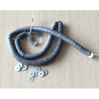 paillettes gris mat   4 mm