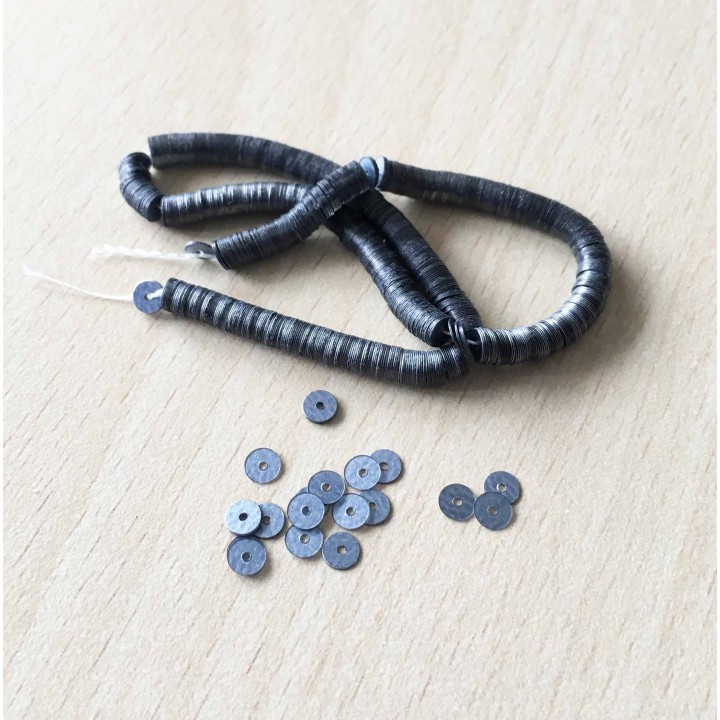 paillettes  métallique 4 mm 