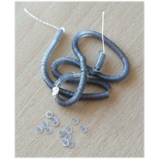 paillettes argent  3 mm