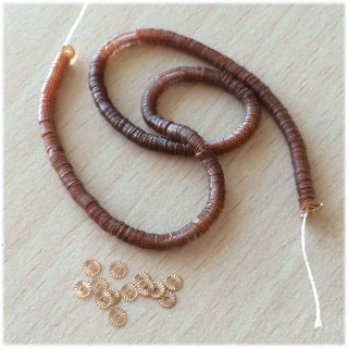 paillettes or  3 mm