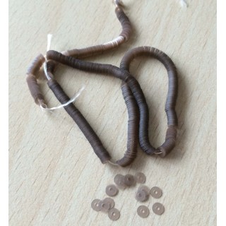 paillette marron perliane  3 mm