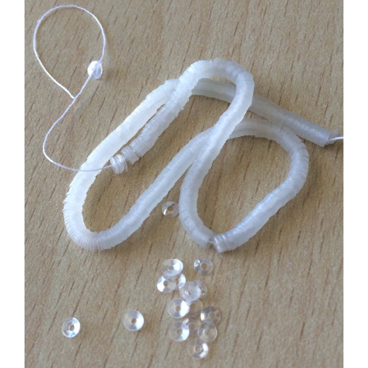 cuvettes transparent lustré irisée 3 mm