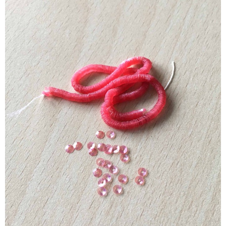 cuvettes rose irisée 3 mm