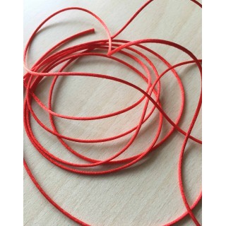 fil queue de rat rouge  diamètre: 1 mm 