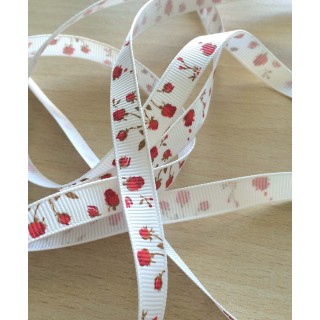 joli ruban gros grain blanc 801 