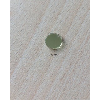 miroir shisha à coudre  disque  taille 10 mm   doré 