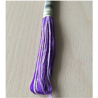 52 violet diapré