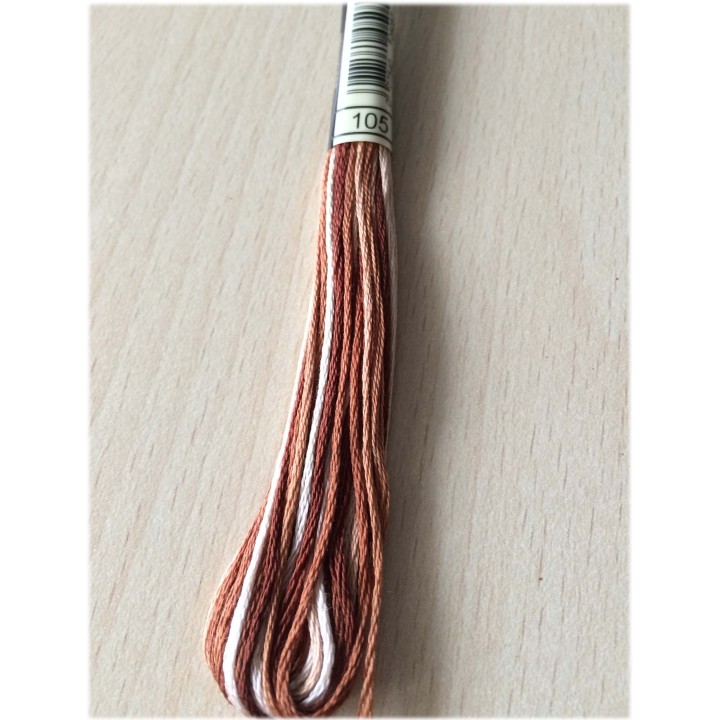 105 brun hâle diapré
