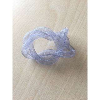 ruban tubulaire résille couleur gris clair
