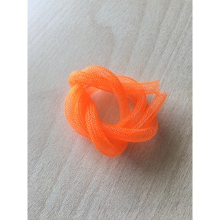 ruban tubulaire résille couleur orange