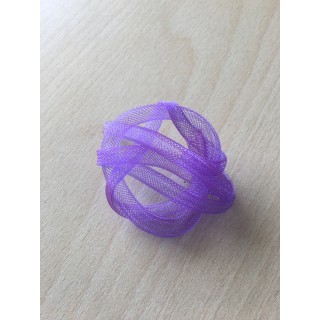 ruban tubulaire résille couleur violet