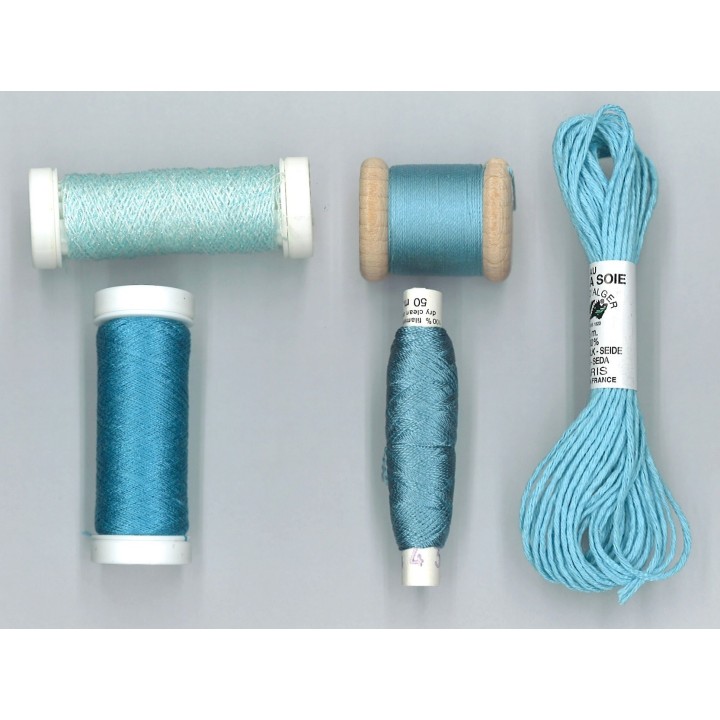 Pack de découvverte Soie d'Alger bleu