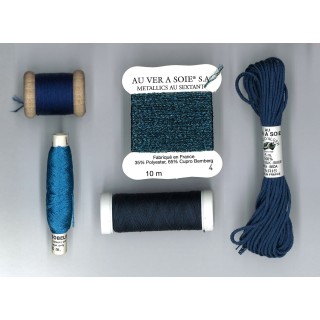 Pack de découvverte Soie d'Alger bleu
