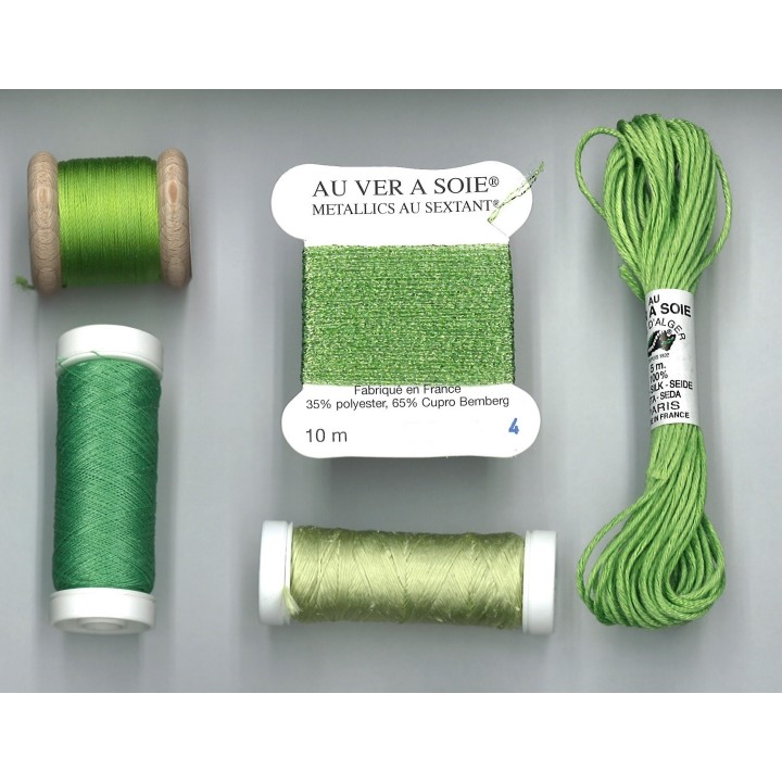 Pack de découvverte Soie d'Alger bleu