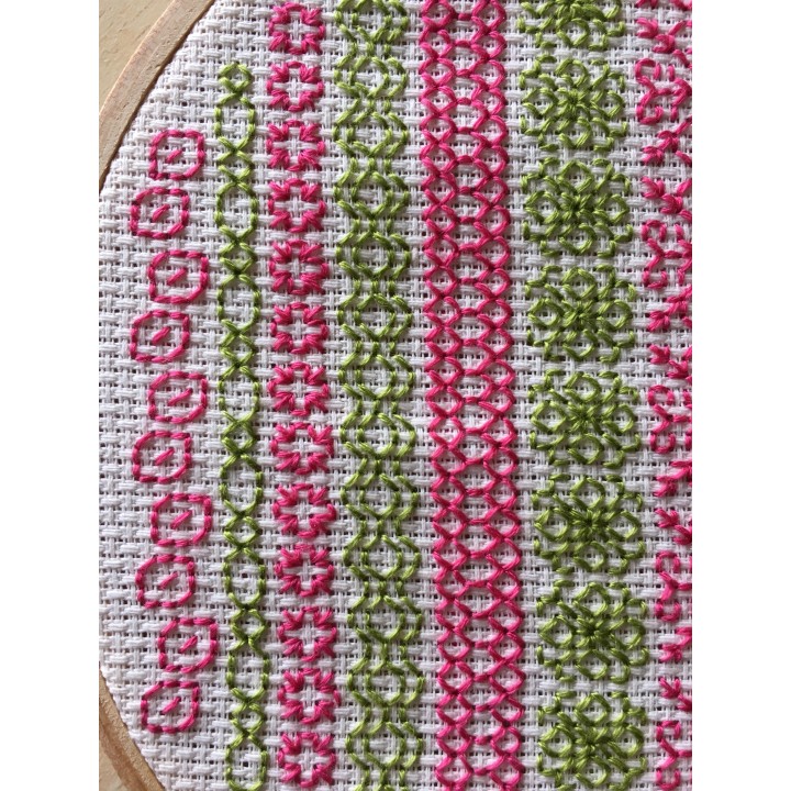 Kit "Fleur en soie et glitter" fiche technique