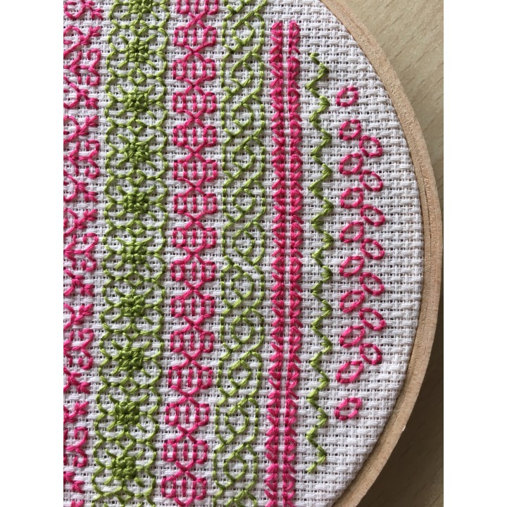 Complete kit "color work hoop"