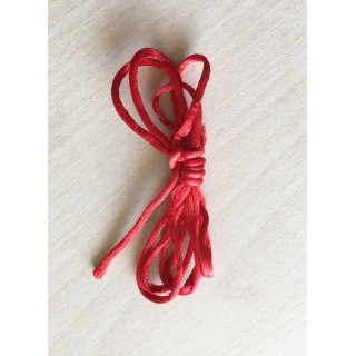 fil queue de rat rouge  diamètre: 1 mm 