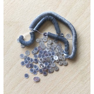paillettes argent 4 mm