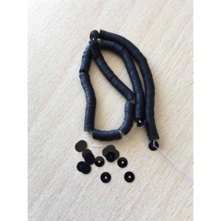 paillettes porcelaine noir 4 mm