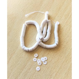 paillettes porcelaine blanc 4 mm