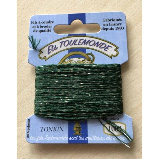 Fil métallique multicolore (argent, vert, framboise) 7029