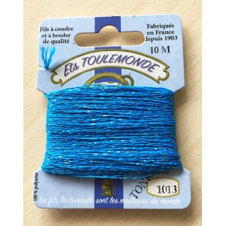 Fil métallique multicolore (argent, vert, framboise) 7029