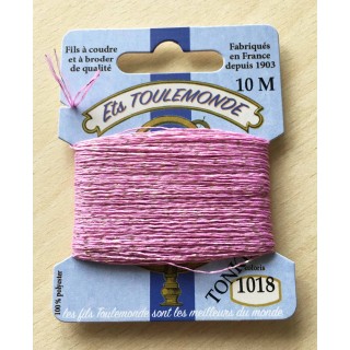 Fil métallique multicolore (argent, vert, framboise) 7029