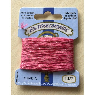 Fil métallique multicolore (argent, vert, framboise) 7029