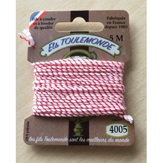 Fil métallique multicolore (argent, vert, framboise) 7029