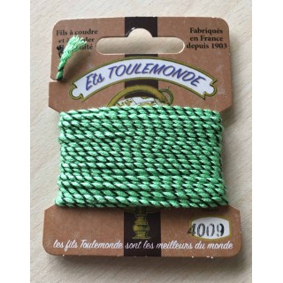 Fil métallique multicolore (argent, vert, framboise) 7029