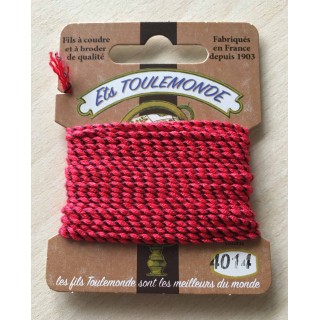 Fil métallique multicolore (argent, vert, framboise) 7029
