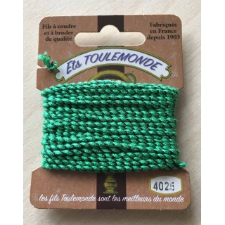 Fil métallique multicolore (argent, vert, framboise) 7029