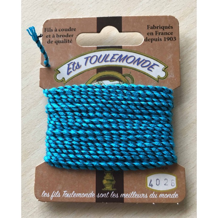 Fil métallique multicolore (argent, vert, framboise) 7029