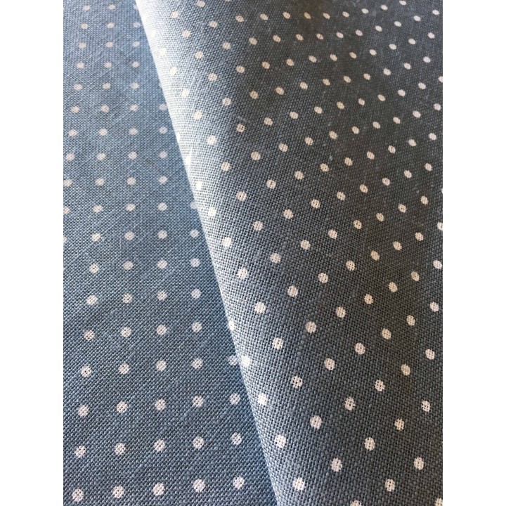 toile à broder "Murano carré" écru / marron