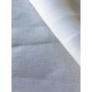 toile à broder "Murano carré" écru / marron