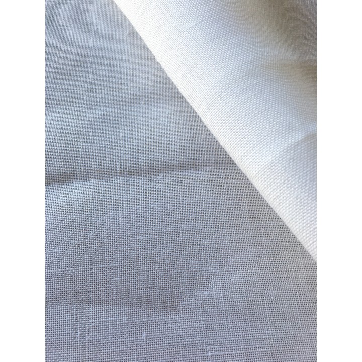 toile à broder "Murano carré" écru / marron