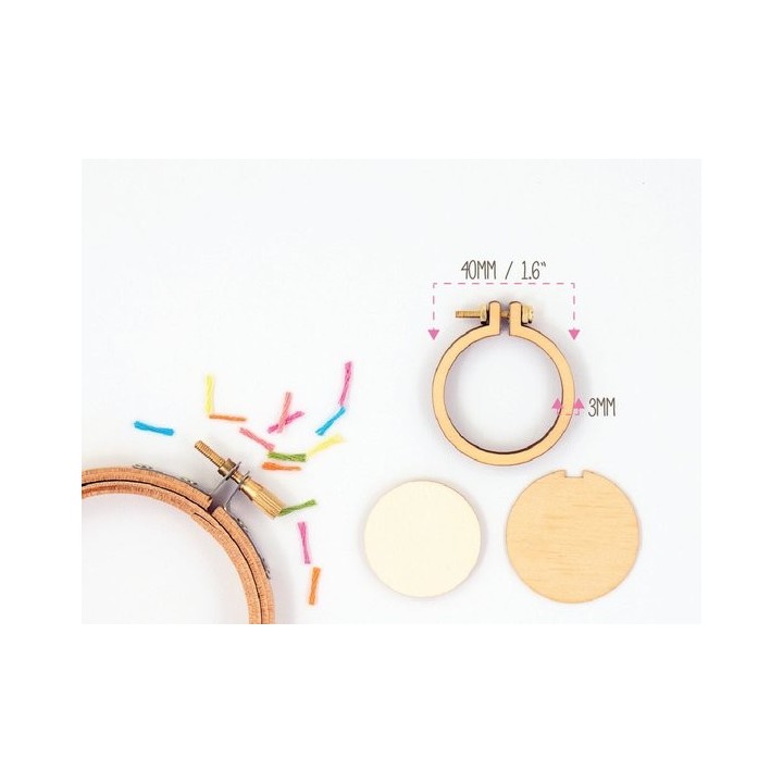 mini tambour rond 40 mm