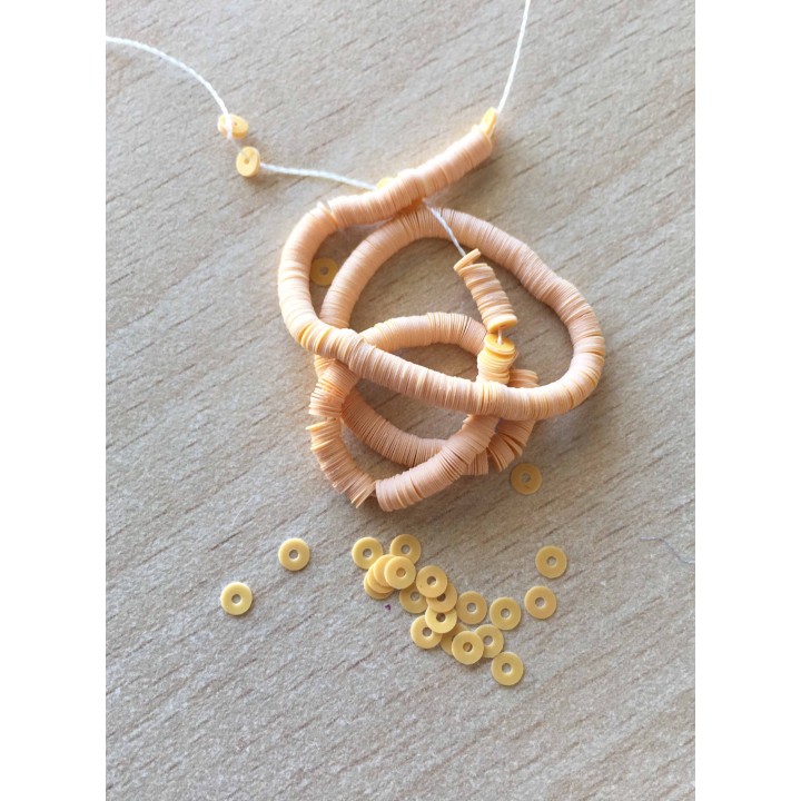 paillette bouton d'or procelaine   3 mm
