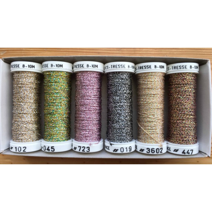 Pastel Metallic Thread Discovery Pack 8