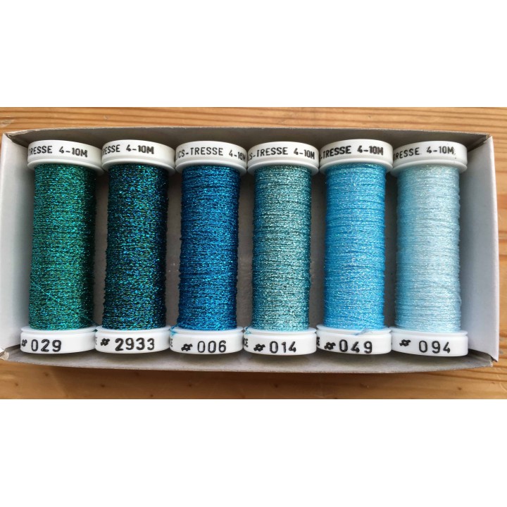 Discovery pack metallic thread blue ice 4