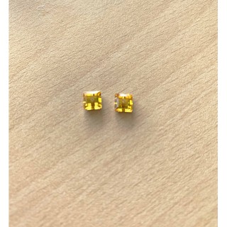 Strass Swarovski cabochon "Chatons"  "rectangle" fuchsia 