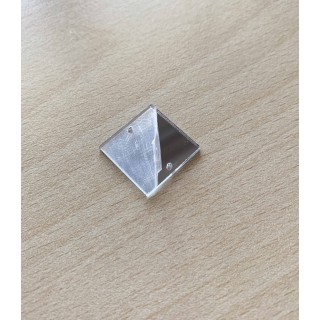 miroir shisha à coudre  disque  taille 3 cm  doré 