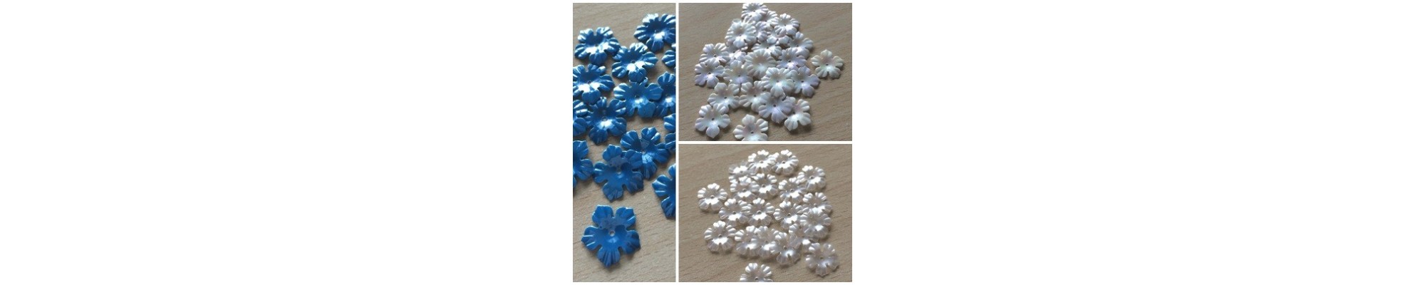 fleur gravée en relief