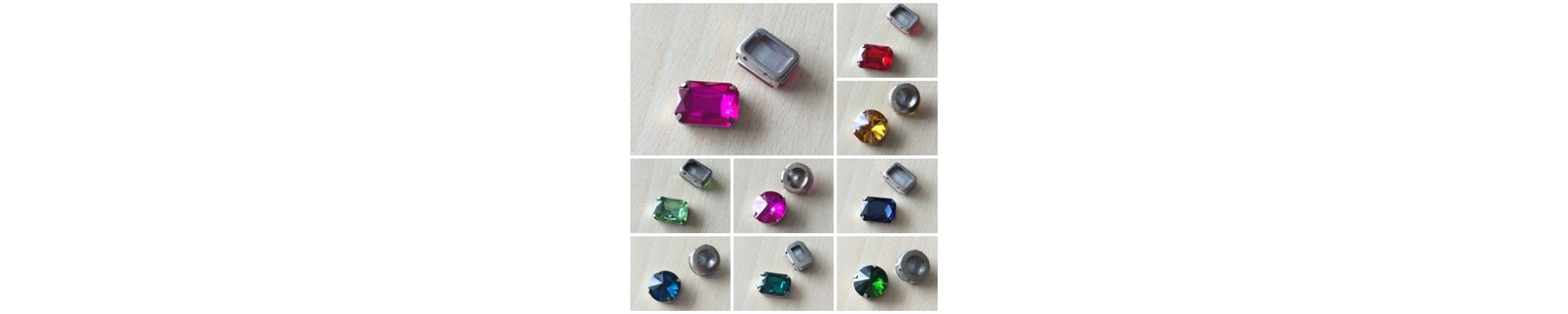 Strass en verre  gros calibre