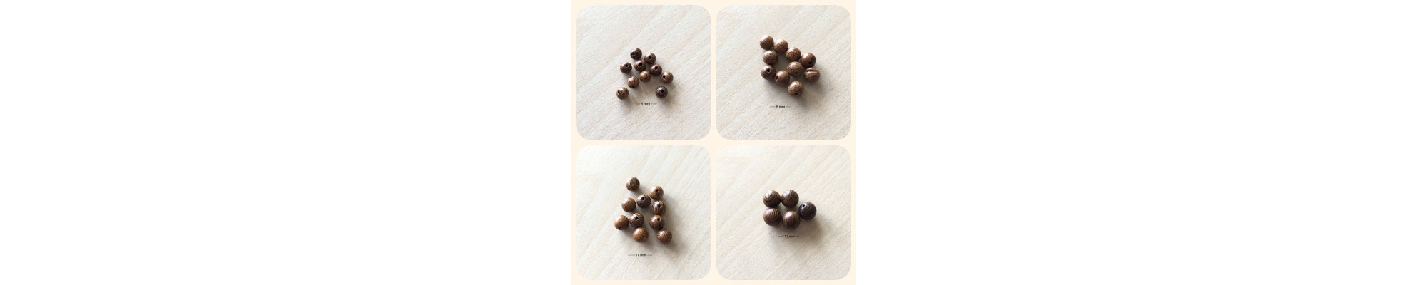 perles en bois