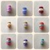 fil de dentelle Calais multicolore