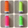 fils métallisés fluo
